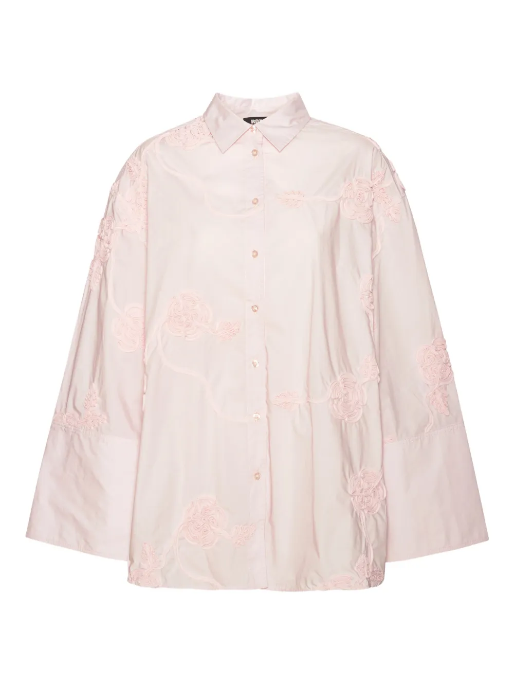 ROTATE BIRGER CHRISTENSEN flower oversized shirt - Rosa