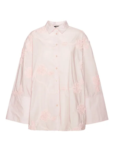 ROTATE BIRGER CHRISTENSEN flower oversized shirt