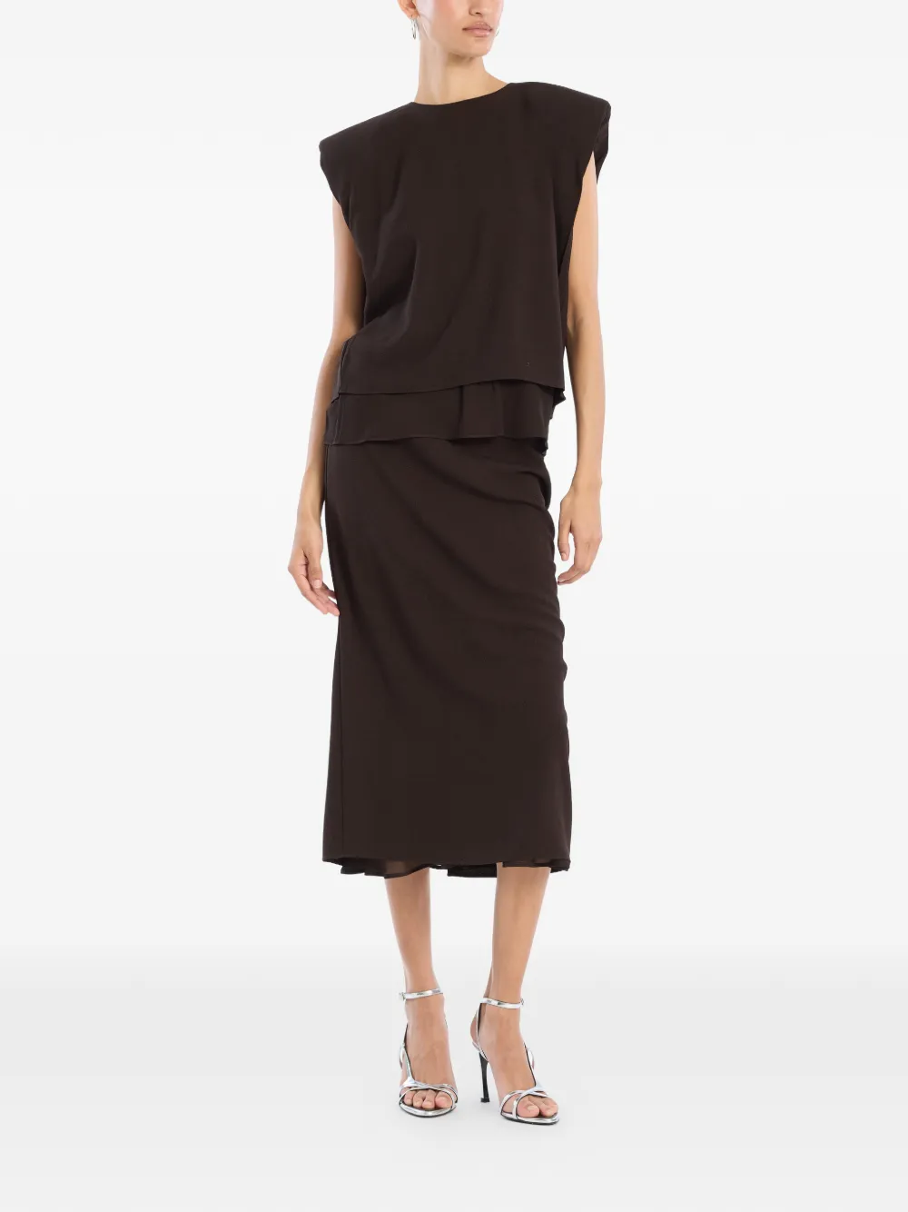 ROTATE BIRGER CHRISTENSEN two layer boxy vest | Vests & Tank Tops | Image 2