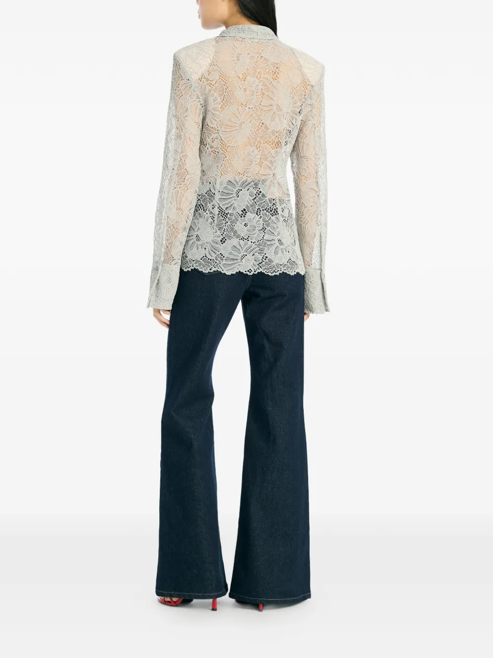 Lace Buttoned Shirt