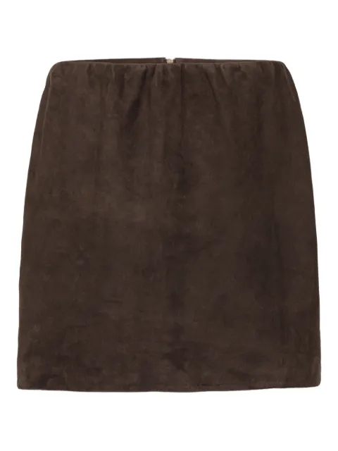 ROTATE BIRGER CHRISTENSEN suede mini skirt