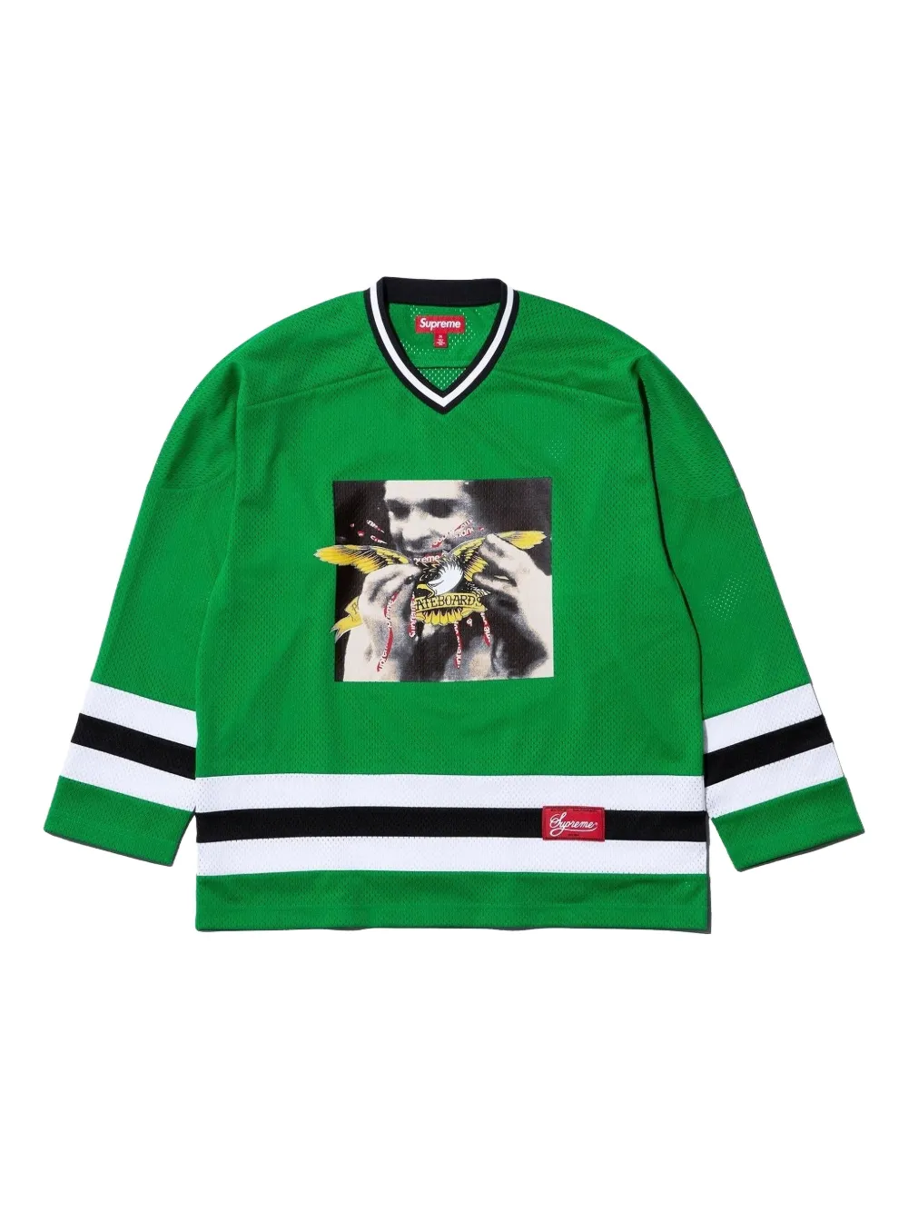 Supreme Antihero Ozzy hockey jersey - Verde