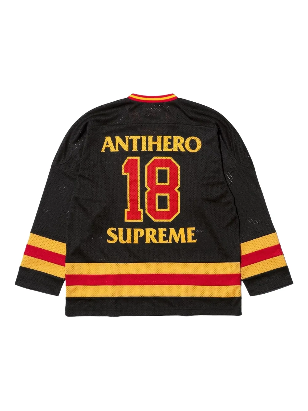 Supreme x ANTIHERO Ozzy Hockey T-shirt - Zwart
