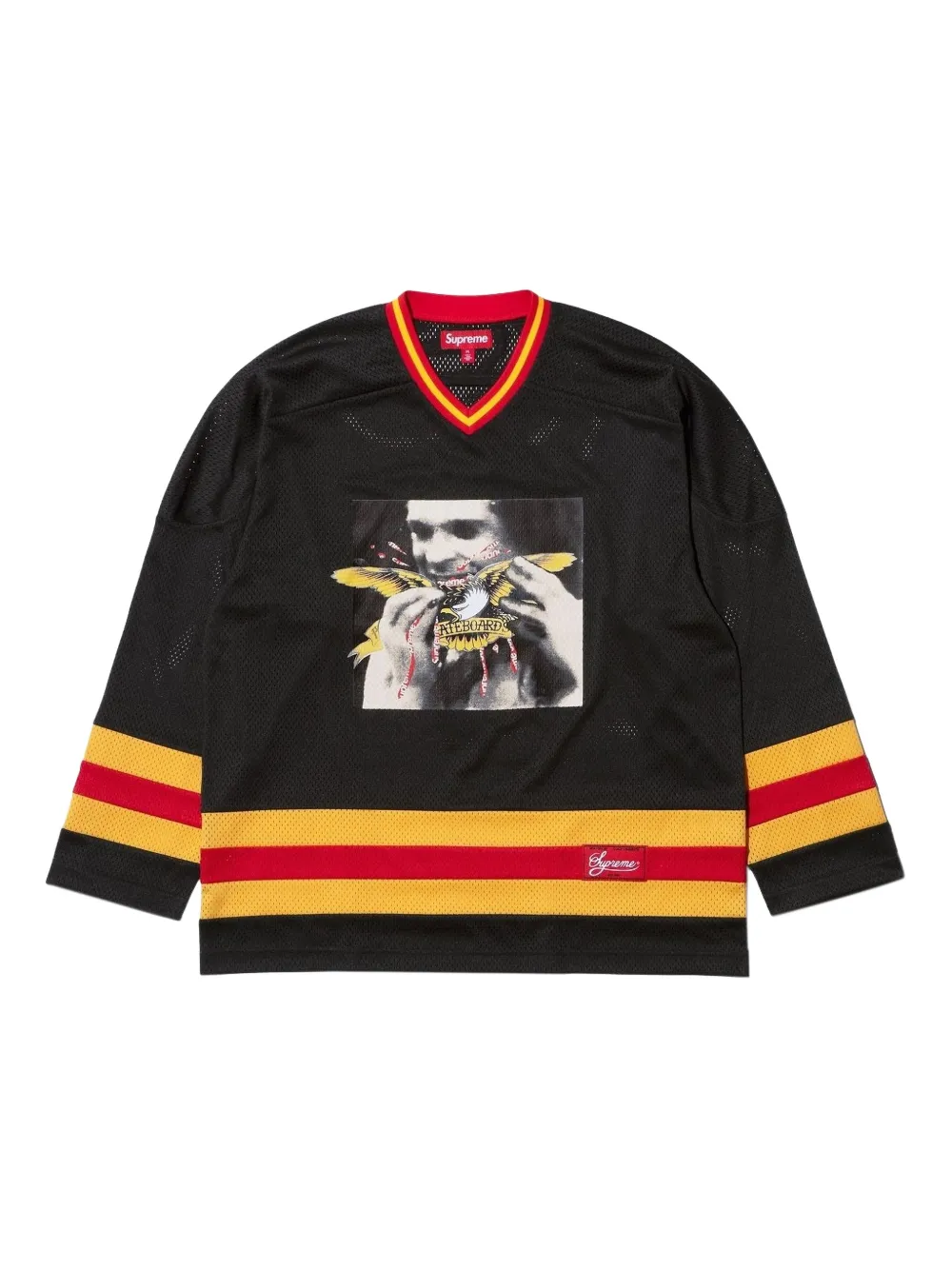 Supreme x ANTIHERO® Ozzy Hockey T-shirt - Nero