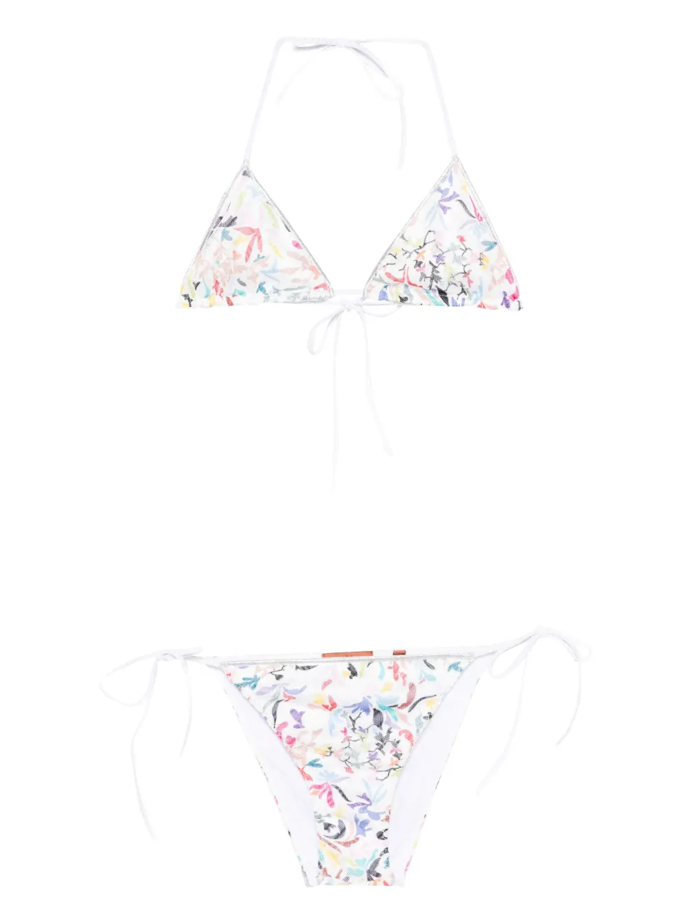 Missoni floral-print bikini - Bianco