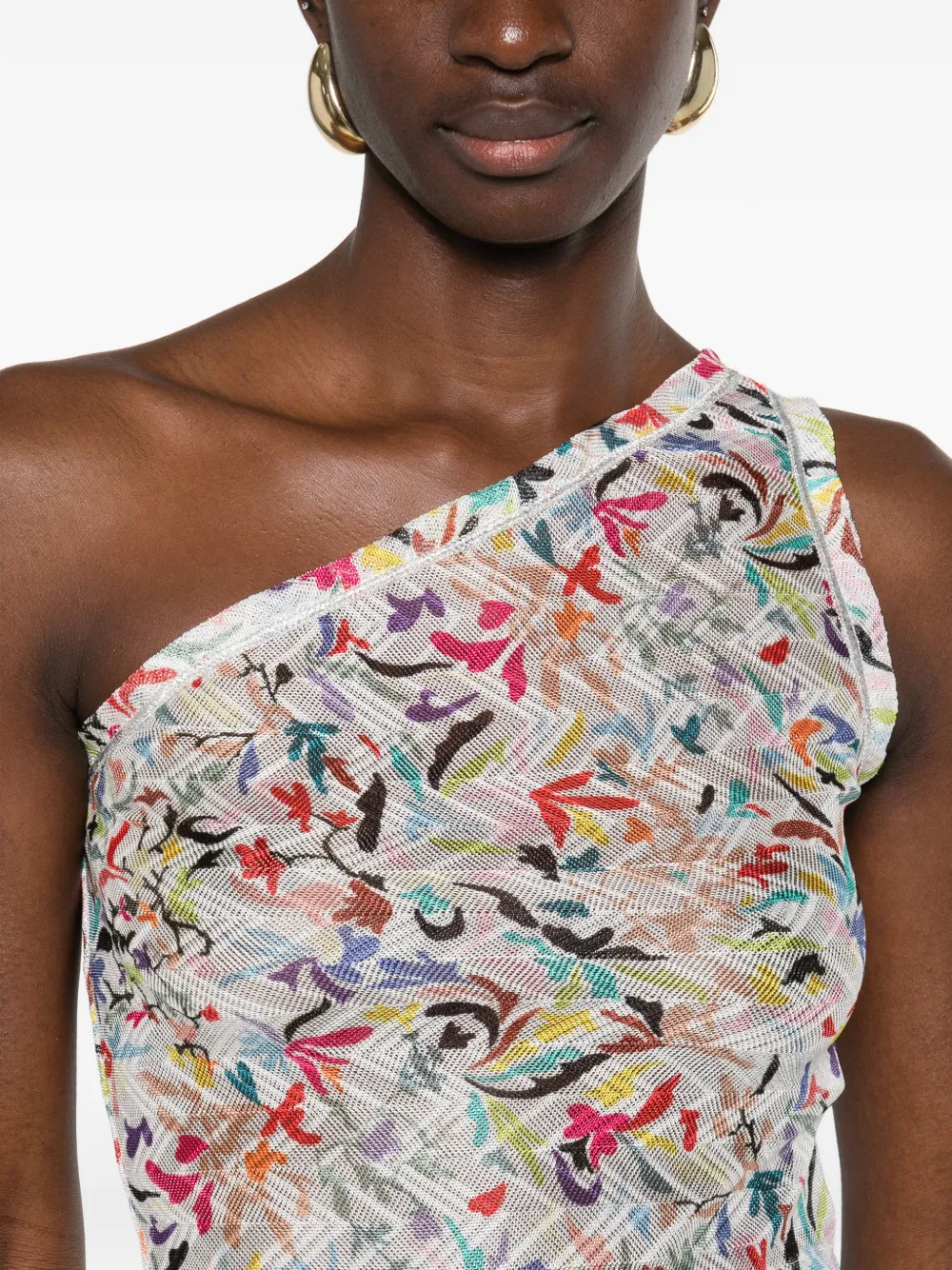 Missoni Asymmetrische top Wit