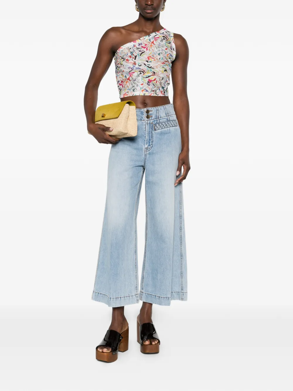Missoni Asymmetrische top Wit