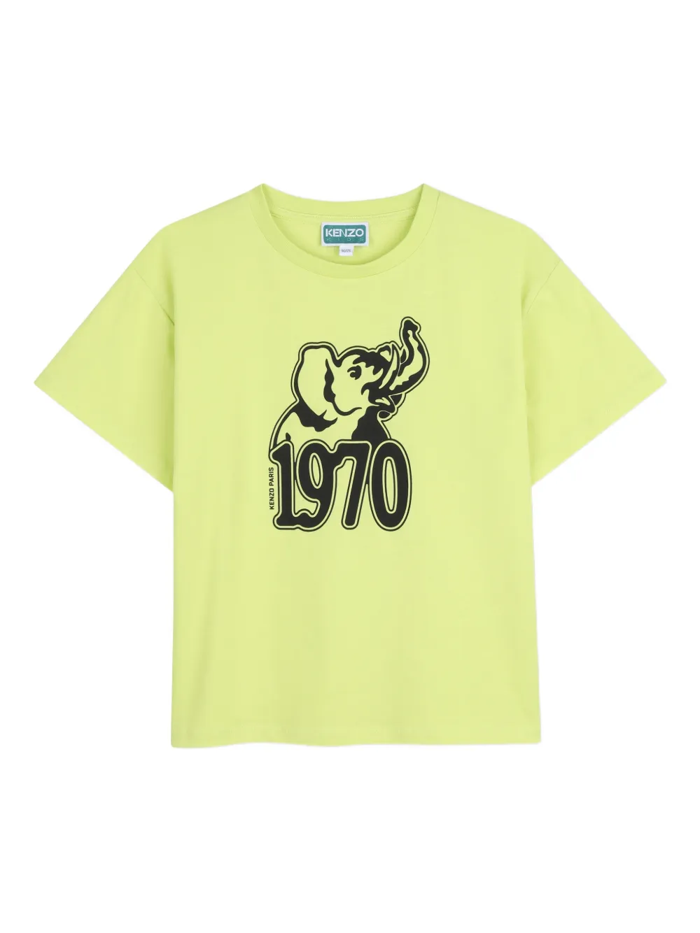 Kenzo Kids elephant-print T-shirt - Verde