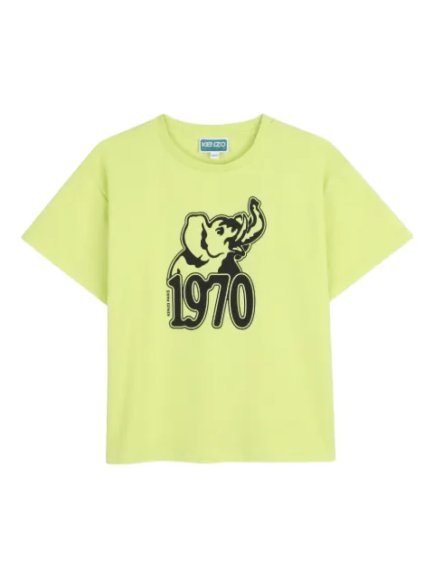 Kenzo Kids elephant-print T-shirt