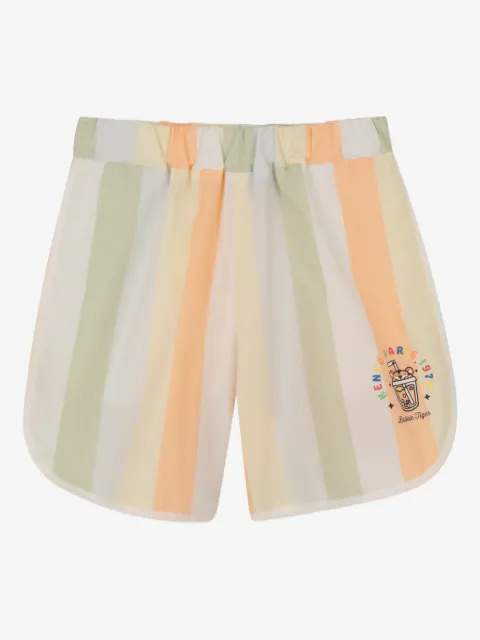 Kenzo Kids shorts con detalle del logo y motivo de rayas