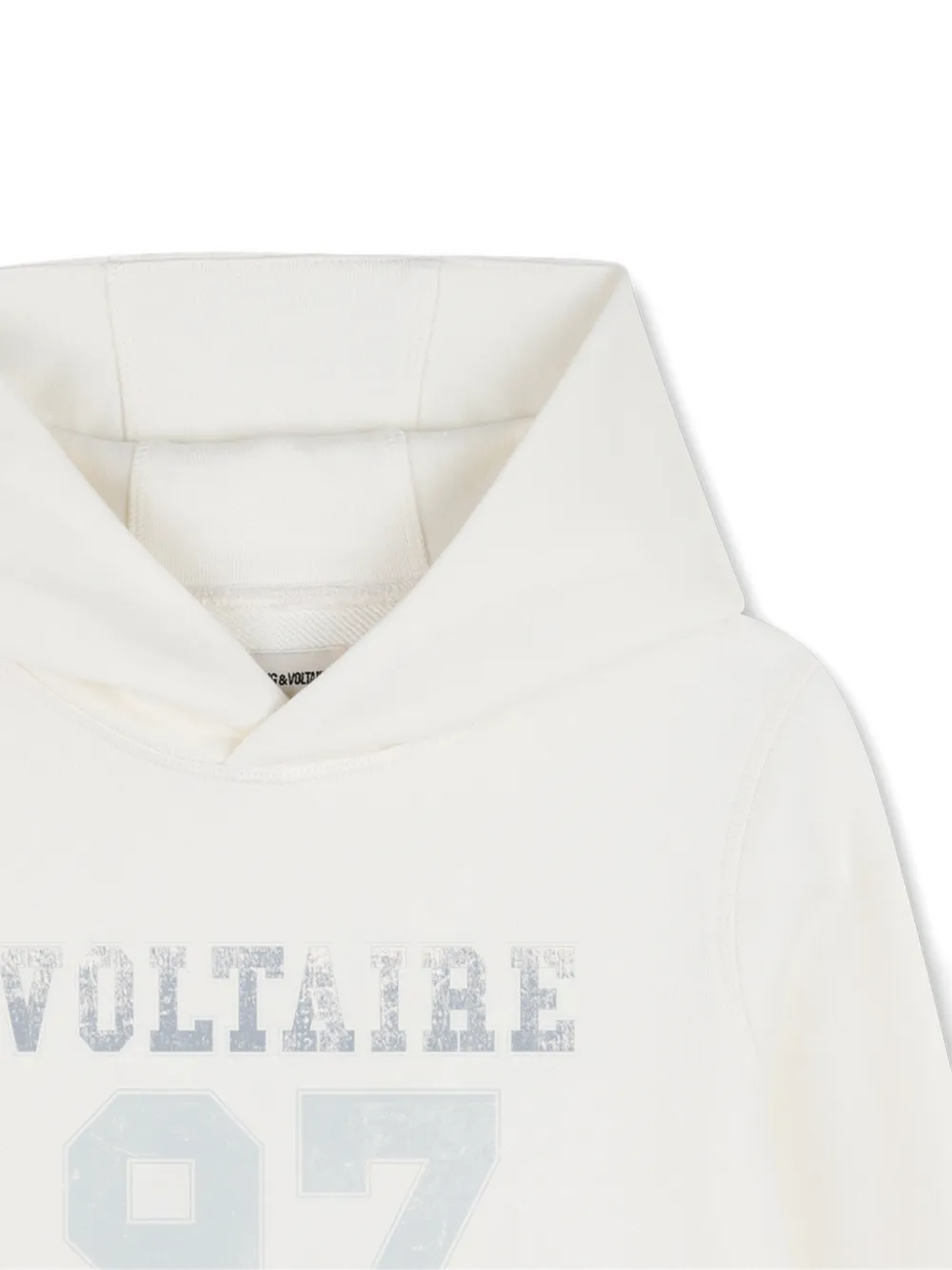 Zadig & Voltaire Kids Hoodie met print Wit
