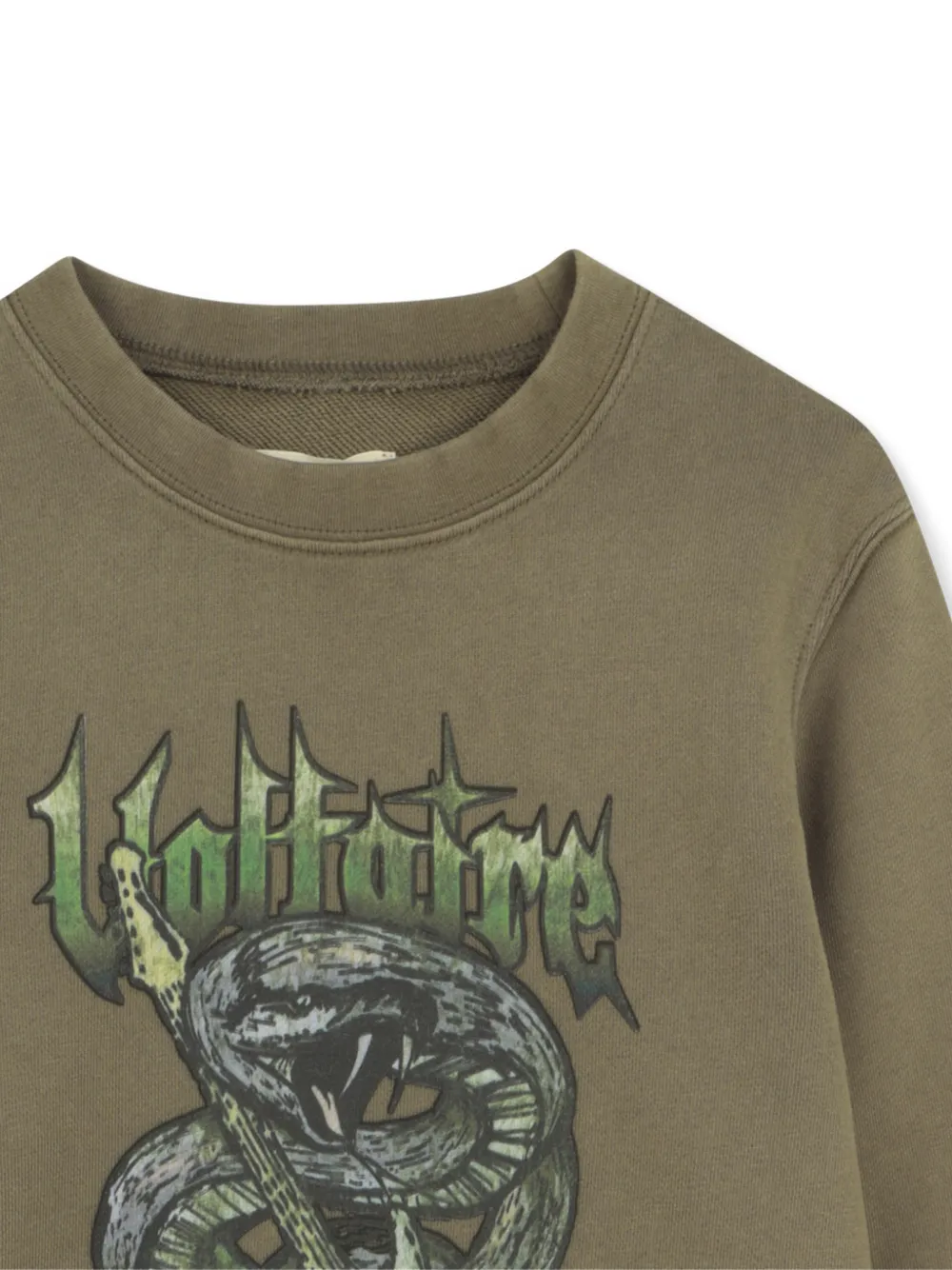 Zadig & Voltaire Kids Sweater met print Groen