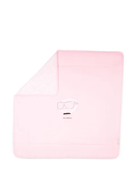 Karl Lagerfeld Kids cartoon graphic baby blanket