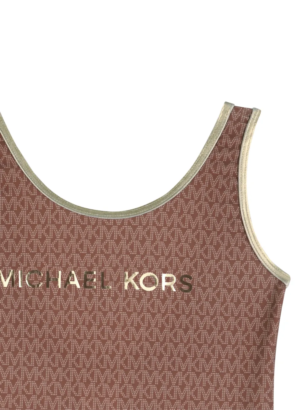 Michael Kors Kids Badpak met logopatroon Bruin