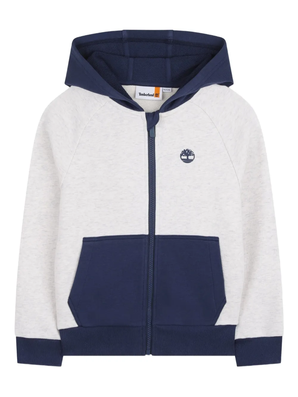 Timberland Kids Felpa con cappuccio e zip - Grigio