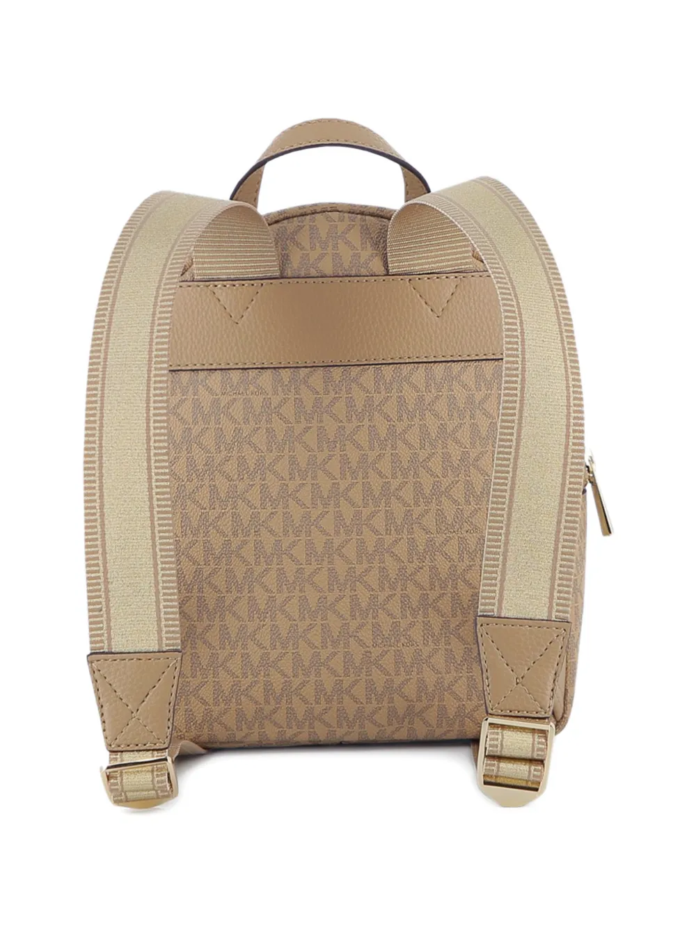 Michael Kors Kids Rugzak met monogram ritssluiting Beige