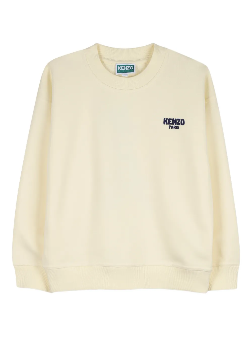Kenzo Kids logo-graphic sweatshirt - Nude