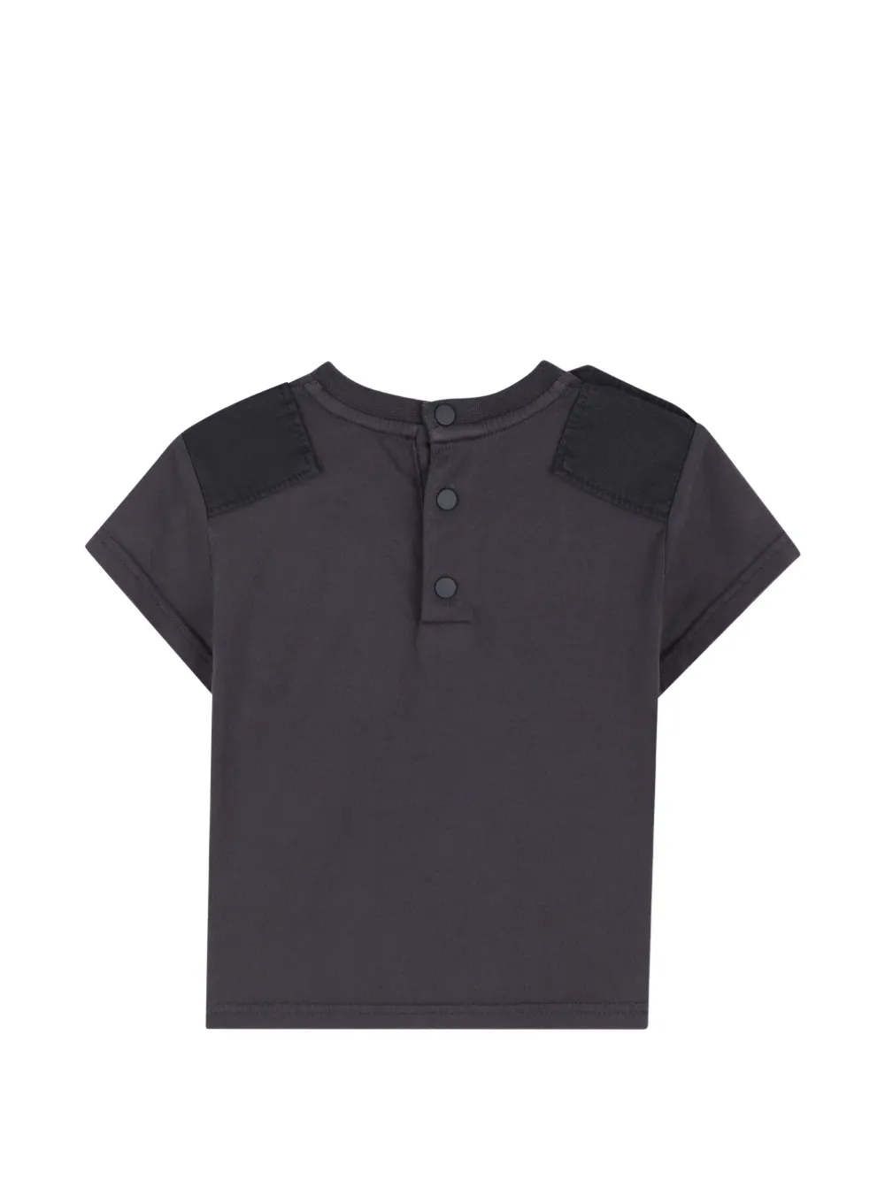  Givenchy Kids Button-detail T-shirt - Grey 