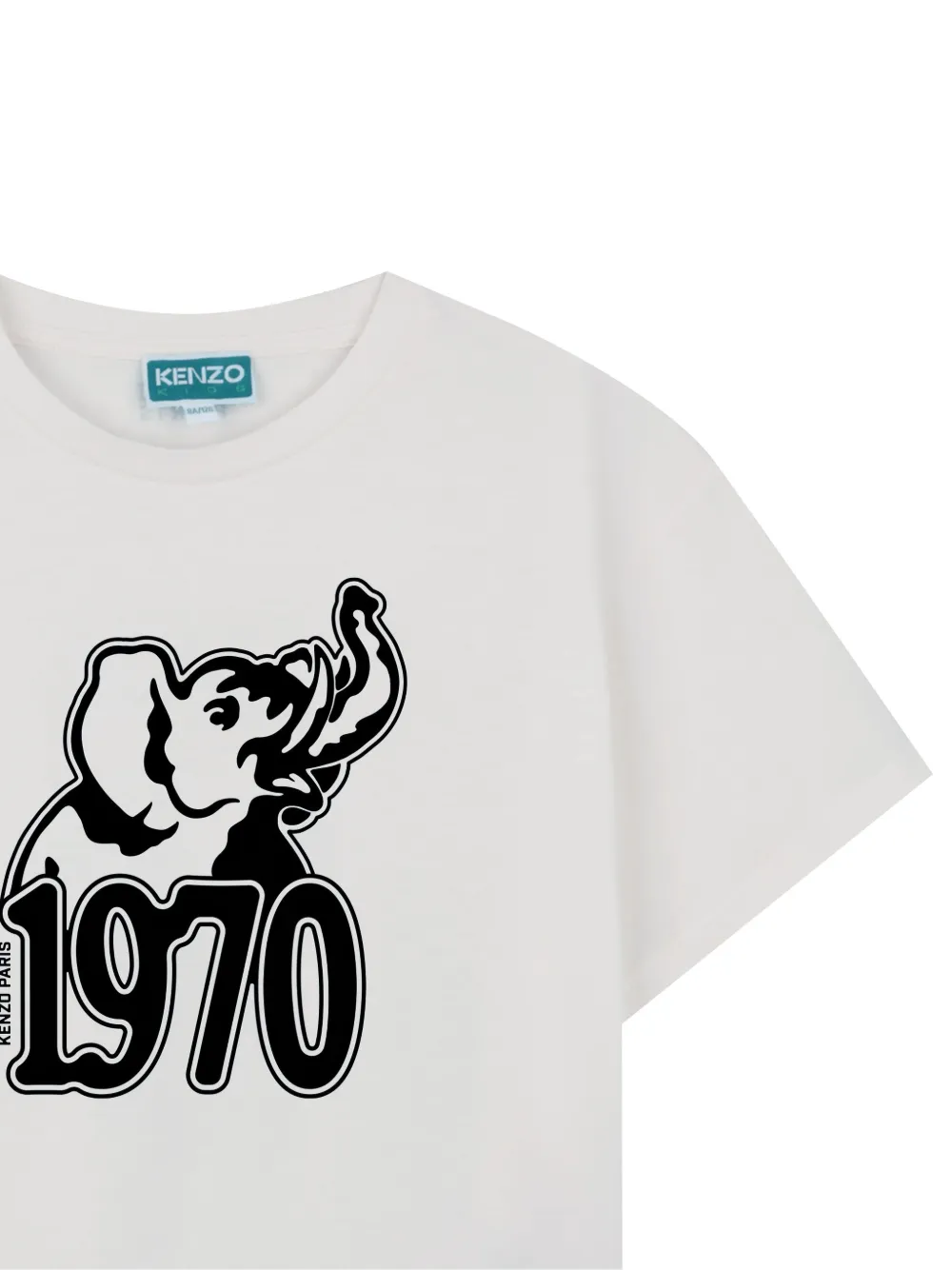 Kenzo Kids T-shirt met print Wit