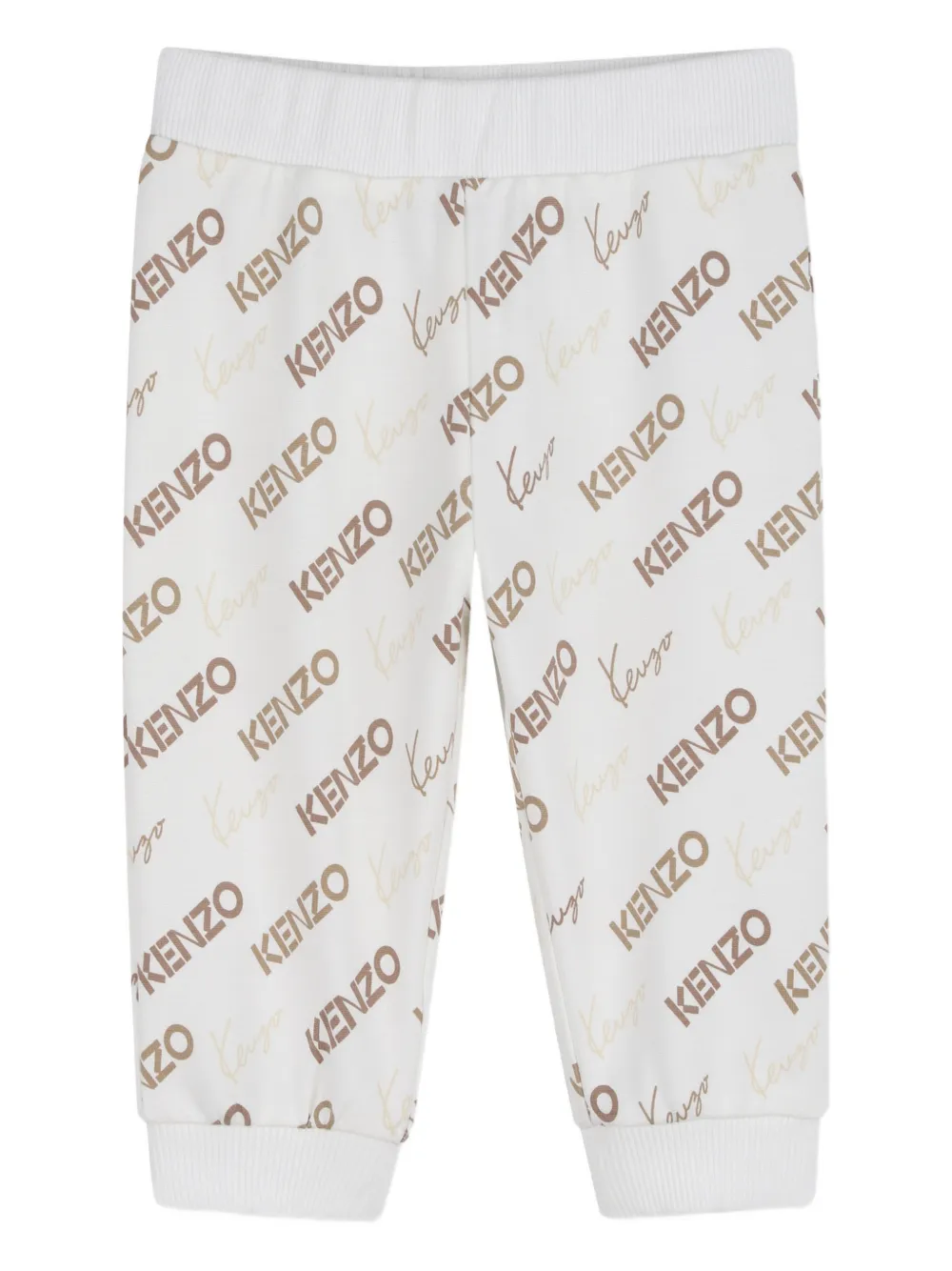 Kenzo Kids Trainingspak met logoprint Beige
