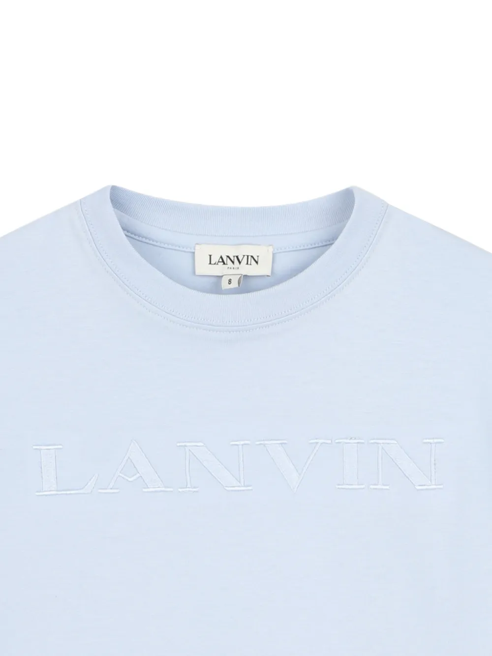  Lanvin Enfant Embossed T-shirt - Blue 