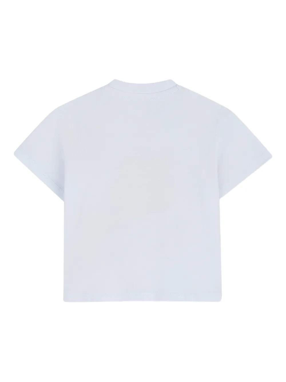 Kenzo Kids T-shirt met bloemenprint Blauw
