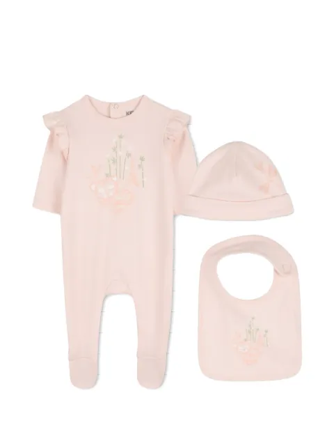 Kenzo Kids 荷叶边细节连体衣套装