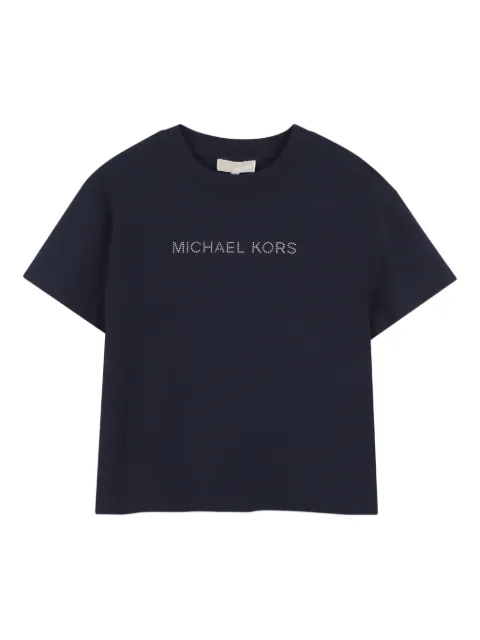 Michael Kors Kids t-shirt à logo strassé