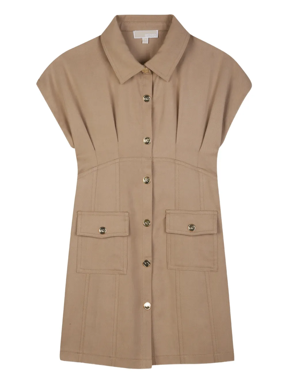 Michael Kors Kids Abito con tasca applicata - Toni neutri