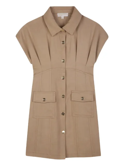 Michael Kors Kids vestido con bolsillos de parche