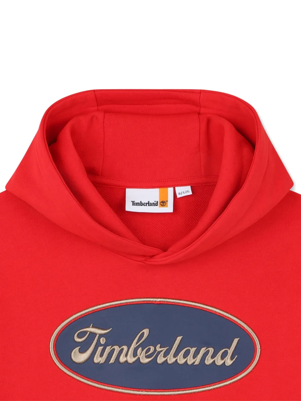 Timberland Kids Hoodie met grafische print Rood