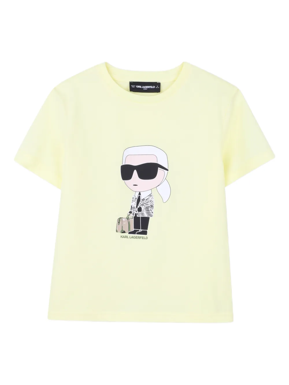 Karl Lagerfeld Kids graphic T-shirt - Giallo