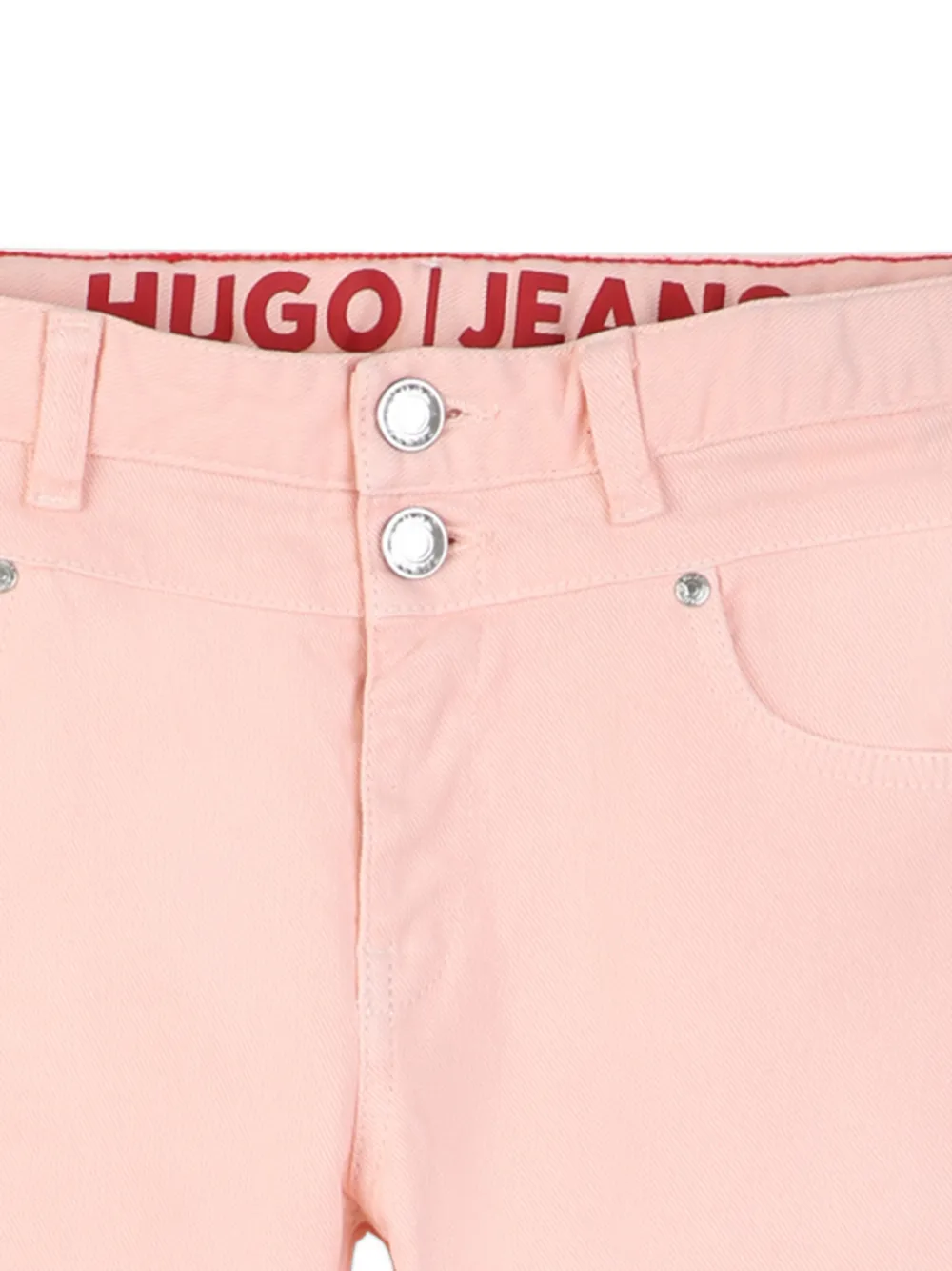 HUGO KIDS Broek met dubbele knoop Roze