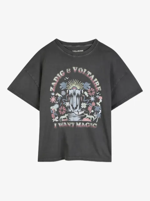 Zadig & Voltaire Kids playera estampada