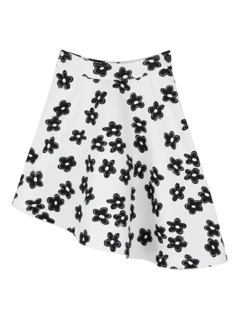 Marc Jacobs Kids floral-print asymmetrical skirt