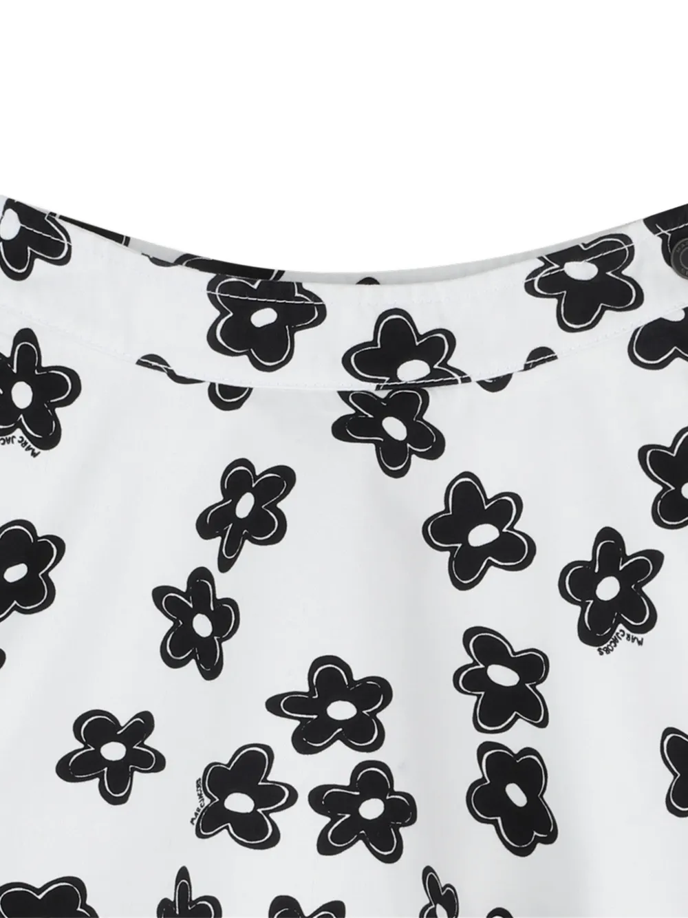 Marc Jacobs Kids Assymetrische rok met bloemenprint Wit