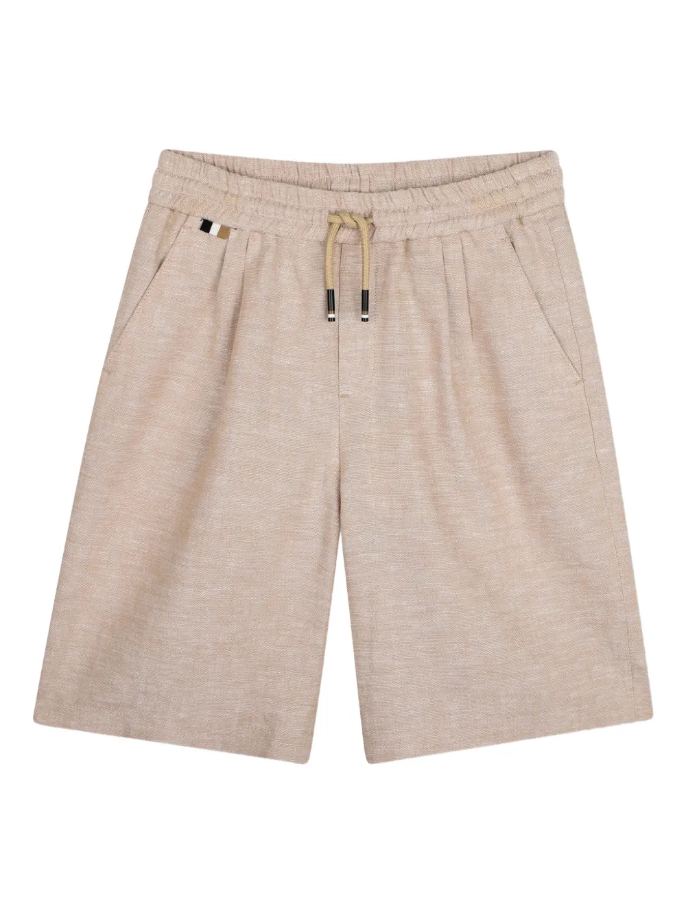 BOSS Kidswear Shorts con coulisse e tasche - Toni neutri