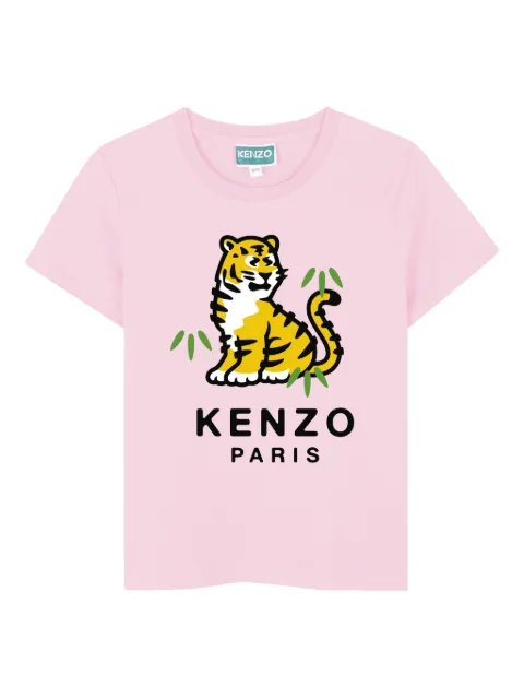 Kenzo Kids playera con gráfico Tiger