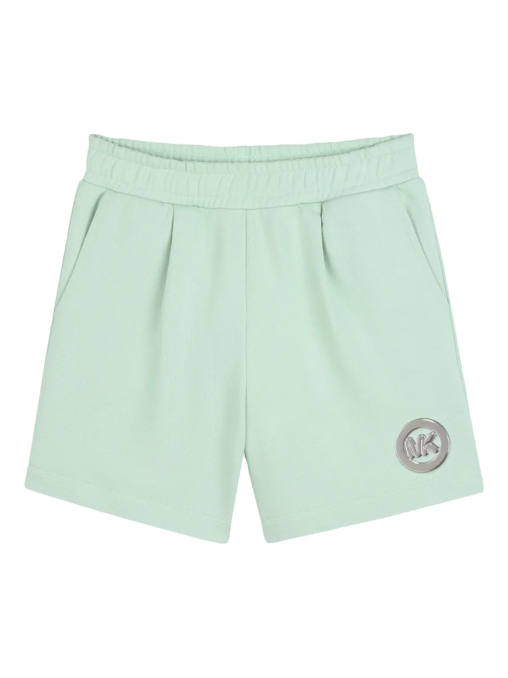 Michael Kors Kids logo-appliqué shorts - Verde