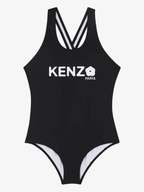 Kenzo Kids logo-print swimsuit