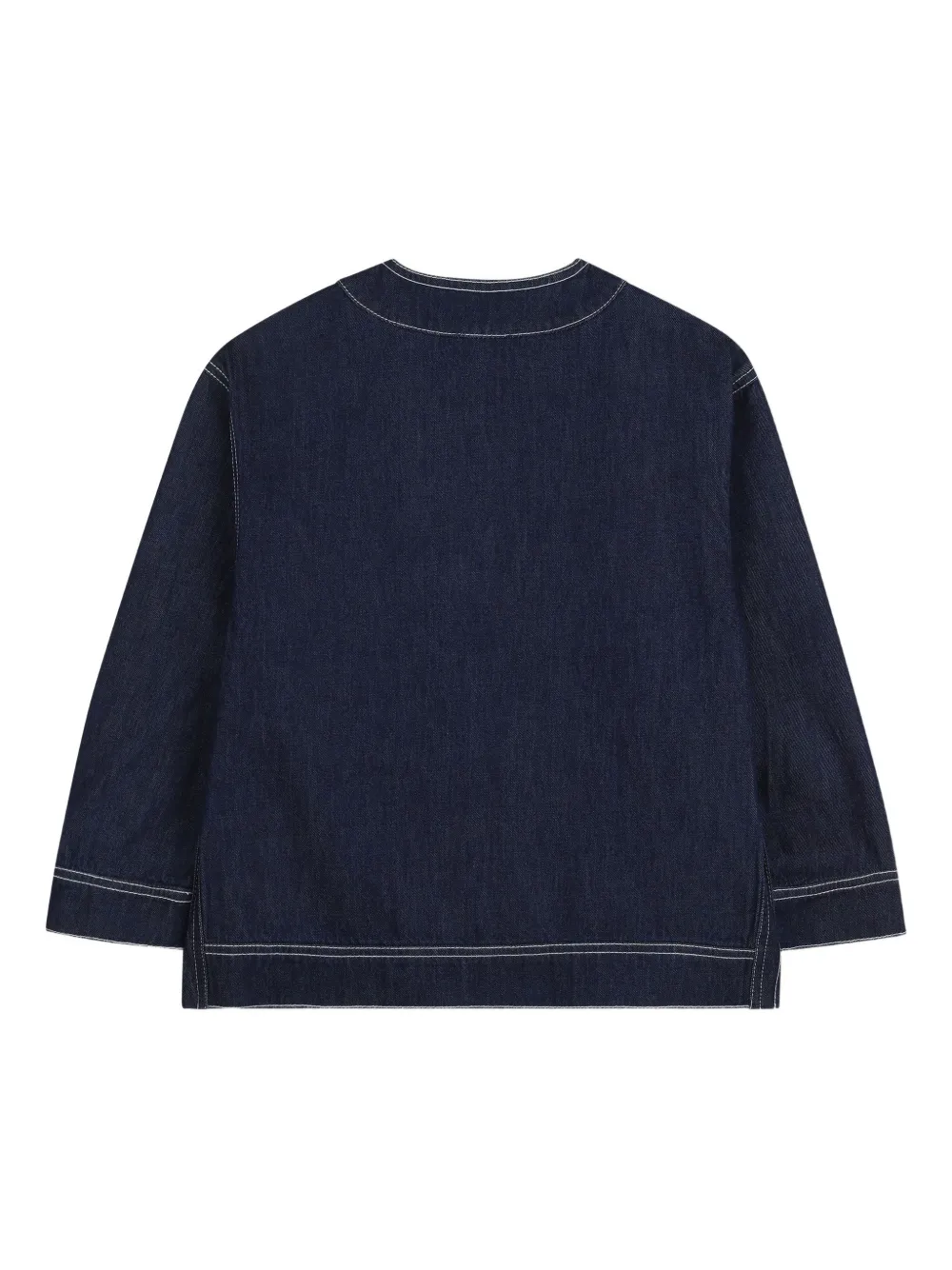  Kenzo Kids Logo-patch Denim Jacket - Blue 