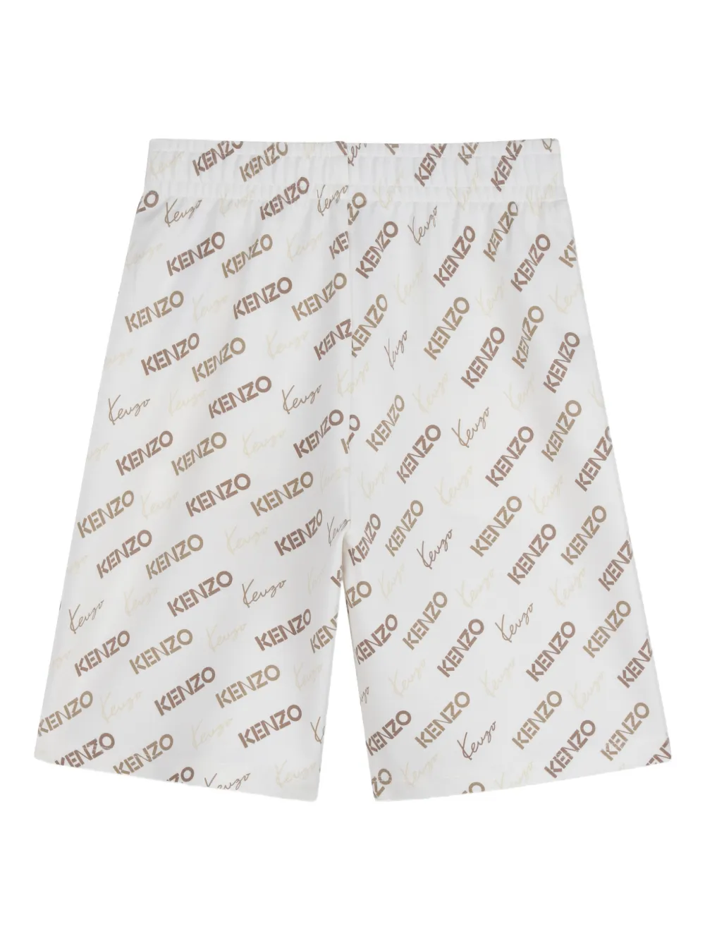  Kenzo Kids Logo Shorts - Neutrals 