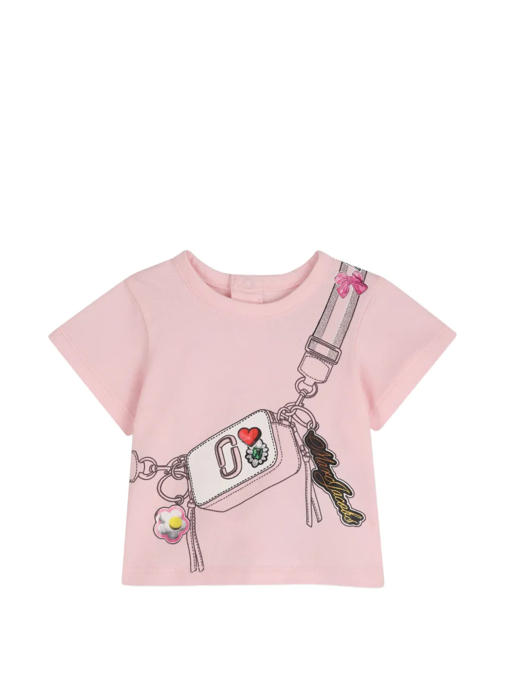  Marc Jacobs Kids Graphic-print Shorts Set - Pink 