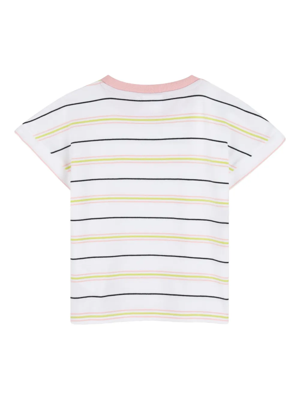 HUGO KIDS Gestreept T-shirt met patroon Wit