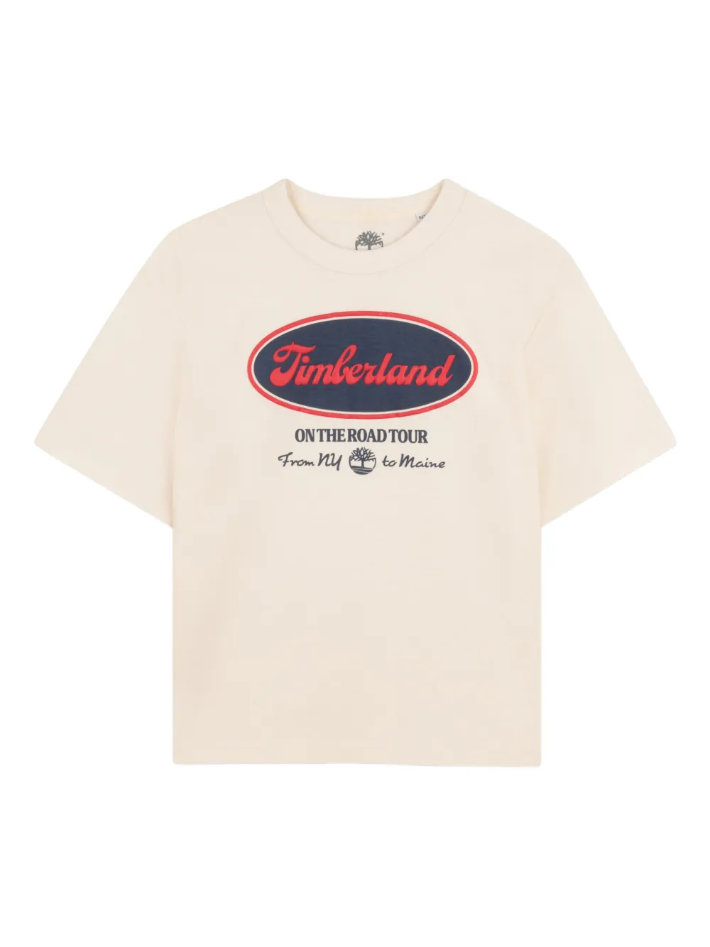 Timberland Kids T-shirt girocollo con stampa - Toni neutri