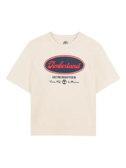 Timberland Kids graphic-print crew-neck T-shirt