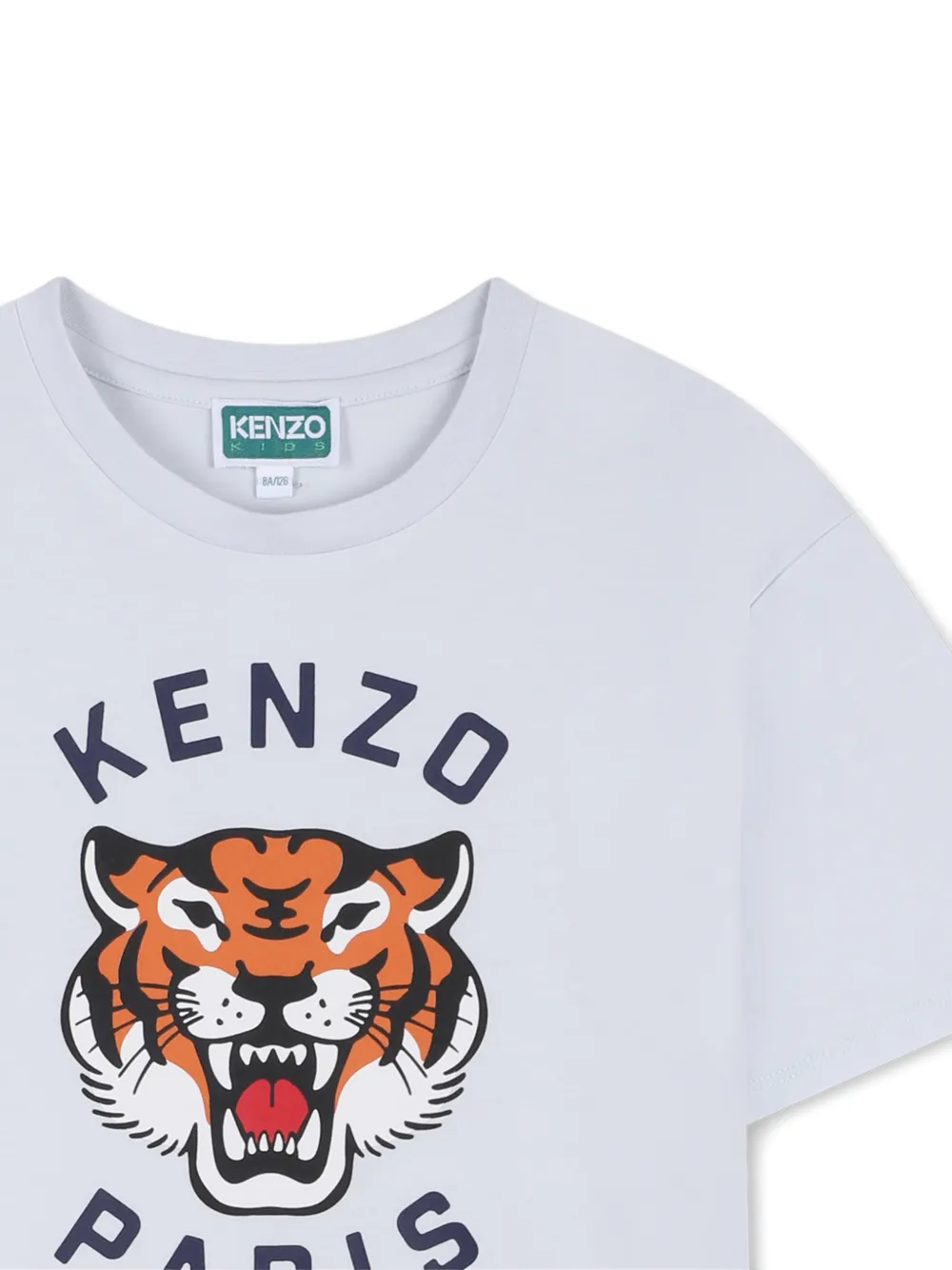 Kenzo Kids T-shirt met Tiger print Wit