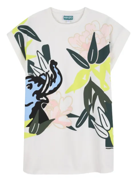 Kenzo Kids floral shift dress
