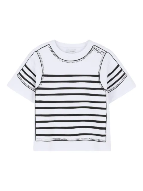 Marc Jacobs Kids striped print T-shirt
