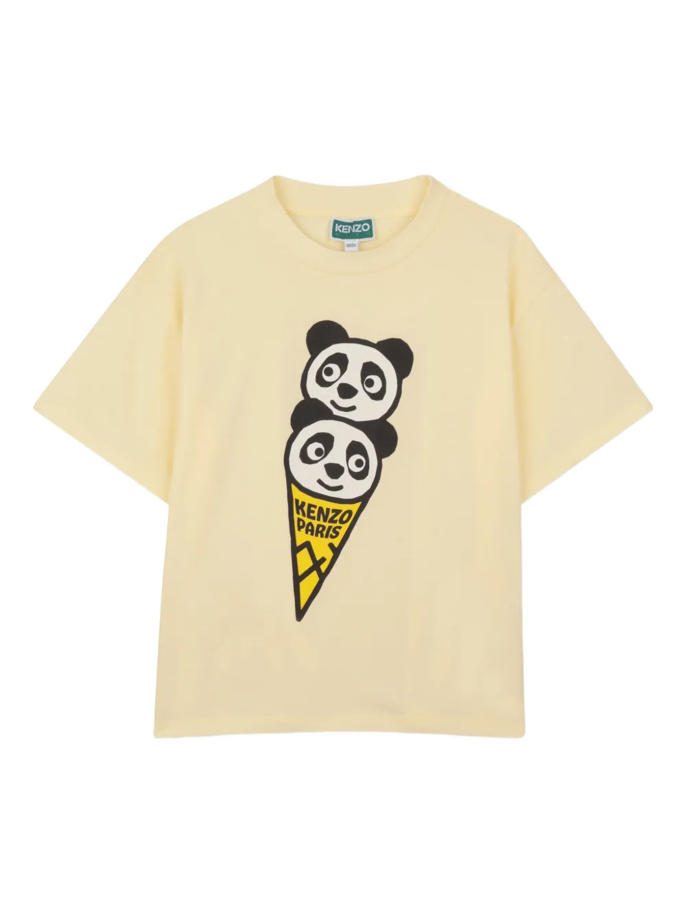 Kenzo Kids printed T-shirt - Toni neutri